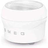Smeg, SMIC01 Yoğurma Makinesi Dondurma Makinesi, 1,1 L Kapasite, Soğutma Sistemli Soğutma Kabı, Aksesuarlar Dahildir, Smeg SM