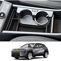 LFOTPP Boîte de rangement double couche pour Hyundai Kona SX2 2024 2025 2026 Boîte de rangement antidérapante pour accoudoir Accessoires Auto Kona SX2 2024  34