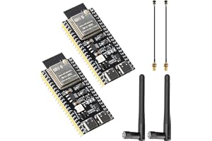 diymore 2pcs for ESP32-S3 DevKitC-1 N16R8 Development Board with 2. Antenna, for ESP32 S3 N16R8 Module with WiFi&Bluetooth 5.0 for Arduino, ESP-32 Dual Type-C Interface
