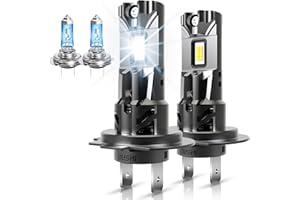 OUSHI H7 Halogen Lampe Auto 80W 16000LM 12V Halogen Scheinwerferlampe 100W Glühbirne PX26D H7 Abblendlicht oder Fernlicht, 4 Stück