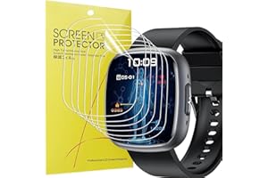 Blueshaweu Protector de pantalla compatible con reloj inteligente Lgnitek 2025 de 1,75 pulgadas ET593, HD transparente, flexible, protector de pantalla de TPU [6 unidades] compatible con reloj