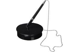 Makro Paper 785252 - Pen with Stand and Chain, Black