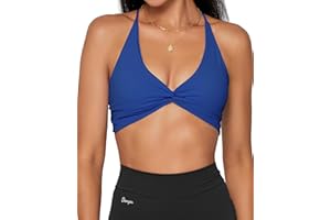 Danysu Biustonosz sportowy z odkrytymi plecami, miękki top treningowy ze zdejmowanym, wyściełanym biustonoszem treningowym do jogi, Strappy Going Out Top