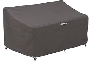 Classic Accessories Ravenna Wasserabweisende Abdeckung für tiefe Terassen-Sofas, Dunkel-Taupe/Pilz/Espresso (193 cm)