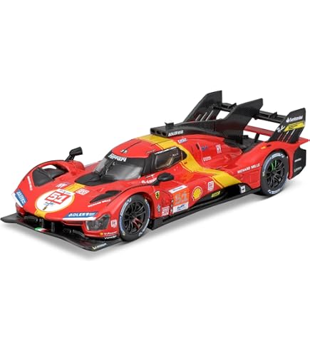 Turbo Challenge BMW M8 GTE 24H Le Mans, Coche De Fricción A Escala 1/32, Metal, Luces Y Sonido, Retro, Regalo Para Niños Desde 4 Años