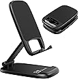 ELV Direct Mobile Stand Adjustable Foldable Phone Stand for Desk Cell Phone Holder Portable Desktop Dock Compatible with Smartphone and Tablets Upto 8 inches