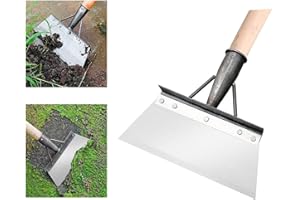 NITOOPE Multifunctional Garden Shovel - Outdoor Cleaning Tool, Stainless Steel, Patio Weed Remover (20cm)