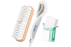 ‎SULPO SULPO Wildleder Pflege Bürste - Schuhbürste Mit Messingborsten Für Nubuk, Velour Und Rauleder