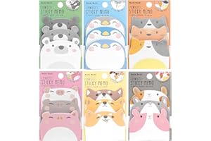 WHC 270 Pezzi Set Di Sticky Notes Adesive, Cancelleria Kawaii Foglietti, Materiale Scolastico Novità Per Scuola, Ufficio
