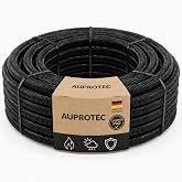 AUPROTEC 2 m Corrugated Tube without Slot, Inner &Oslash; 0.8 cm I Polypropylene UV and Heat Resistant I Flexible Hose as Cable Prot