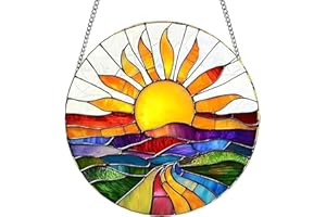 RONBIN Large Heart-shaped Robin Bird Pendant, Endowing The island With Vitality And Symbolizing Sweetness. It is Perfect For Hanging in Home Decoration Windows, Gardens, Or as a Gift For Friends (Yellow2)