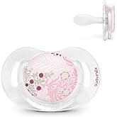 Suavinex, Pacifier for Babies +18 Months, SX Pro Silicone Physiological Teat, Flat, Symmetrical and Flexible, Respects Oral D