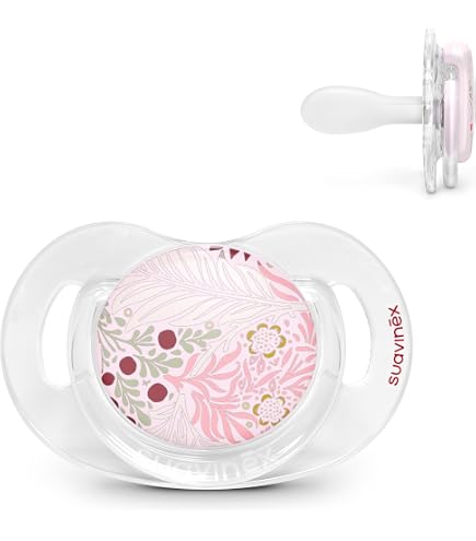 Suavinex 2pz Ciuccio Dreams in Silicone con Tettarella Simmetrica Sx Pro, Confezione Doppia, 6-18 Mesi