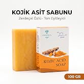 Kojik Asit Sabunu,Koyu Leke, &Ouml;l&uuml; H&uuml;cre, Kolajen, Sivilce, G&uuml;neş Lekesi, Zerde&ccedil;al, Retinol, C Vitamini, E Vitamini, Kadınlar v
