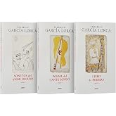 Pack Federico Garc&iacute;a Lorca a flor de piel. Contiene 3 libros: Poema del cante jondo, Sonetos del amor oscuro, Libro de poemas