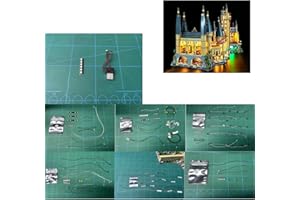 Hosdiy Jeu de Lumière pour (Chateau De Poudlard 71043) Modèle - Compatible avec Lego 71043 - LED Lumiere Kit (Seul Lumière, sans Modèle) (Classic Lumiere)