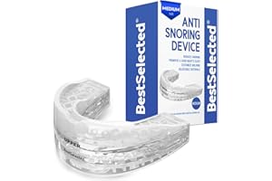 BESTSELECTED Anti Snoring Devices: Adjustable Anti Snoring Device Mouth Guard - Sleeping Snore Stopper Sleep Apnea Mouthpiece - Stop Snoring Aids for Women Men