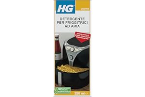 HG Detergente per Friggitrici ad Aria, Potente Sgrassatore, Pulitore di Depositi, Rimozione dello Sporco, 250 ml