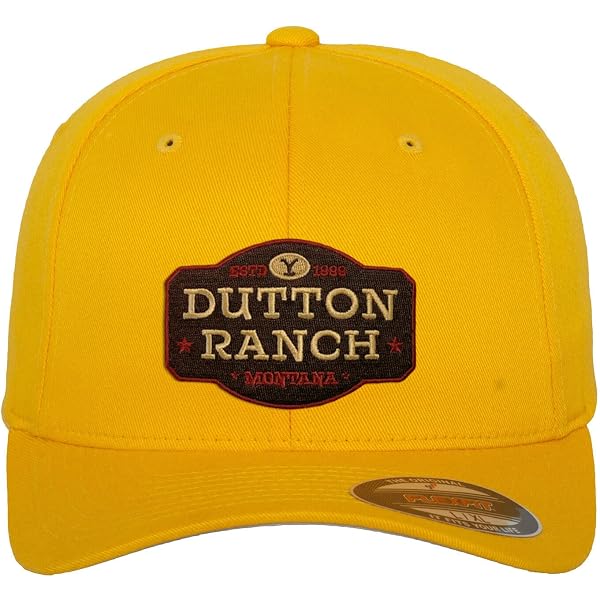 Casquette Baseball Vintage Yellowstone Dutton Ranch - Style Rétro, Coton Délavé, Réglable