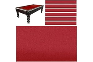 FUYAO Pool Table cloth Felt Replacement Kit,7ft/8ft/9ft/11ft Indoor Sports Game Durable Billiard Tabel Cloth Cover with 6 Bottom Cloth for A Variety Of Games Snooker