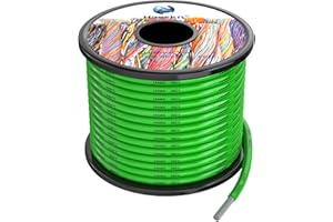 HAERKN 2.0mm² 14awg Silicone Electrical Wire Cable Green 10Meters 14 Gauge Hookup Wires kit Stranded Tinned Copper Wire Flexible and Soft High Temperature Resistance