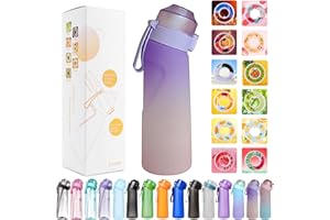FIENZA Air Borraccia Up con cialde aromatiche, 650ml Air-up Bottiglia Airup Borracce Bottiglia senza BPA Bere Frutta Fragranza Acqua Dolce E%0 Tazza Acqua (1 cialda aromatizzata)