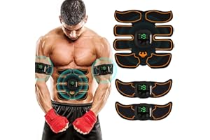 AILEDA Elektrostymulator mięśni brzucha, USB Akumulator EMS Stymulator mięśni brzucha