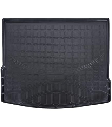 Op maat gemaakte premium antislip kofferbakbekleding kofferbakbekleding VW Tiguan MK2 2017-> bovenverdieping