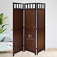 Urbane Crafts Wooden Partition Screen/Room Divider Traditional Handicrafts Plain Pattern 6Ft Height (2 Panel) (3 Panel)