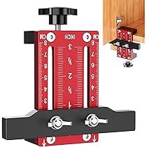Guida Per Foratura CAMWAY - Localizzatore Per Legno, Con Punzone E Trapano, Per Cassetti E Maniglie