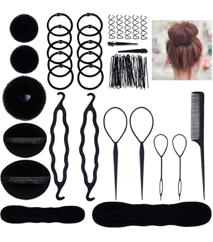 TUUXI 10 Stück Spiral-Bobby-Pins, 5,1 Cm – Schwarze Haarnadeln Für Schnellen Dutt & Updo