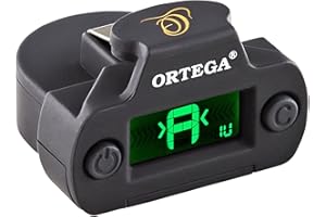 Ortega Guitars Soundhole Tuner – for Acoustic Instruments – Black (OCST-1BK)