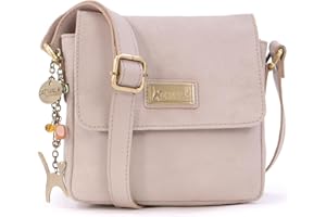 Catwalk Collection Handbags - Vera Pelle - Piccolo Borsa a Tracolla/Borse a Mano/Messenger/Borsetta Donna - Per iPhone - Sabine S