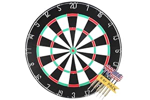 Dartscheibe mit 2 Verschiedenen Spielmodi, Hohe Qualität Dartscheibe für Kinder und Erwachsene, von Tarent