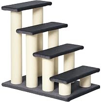 PawHut Haustiertreppe – 3-stufige Leiter Für Katzen & Hunde
