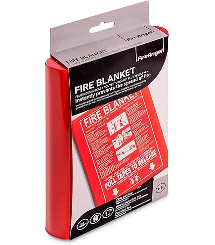 Emergency Fire Blanket For Kitchen And Home, 4 Pack 4 Pack, White