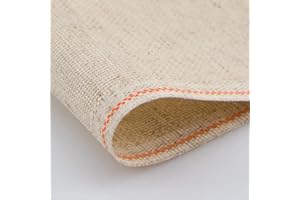 LUCA-S Aida - Tela rústica de 16 quilates, tela Zweigart, lienzo de costura, punto de cruz, 100% algodón (50 x 100 cm)