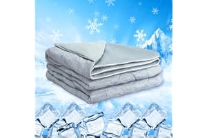 ‎MH MYLUNE HOME MH MYLUNE HOME Kühldecke Leichte Sommerdecke, Arc-Chill Q-Max>0.458, 2in1 Kühlende Bettdecke 150x200, Sommerbettdecke Kuscheldecke Wohndecke Sofadecke Reisedecke Cooling Blanket (grau, 150 x 200 cm)