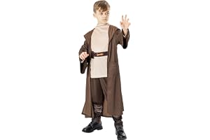 Rubie's Official Star Wars Obi Wan Kenobi-serien – Obi Wan Kenobi, Deluxe barnkostym, fancy klänning
