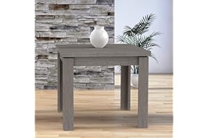 YELLOWSHOP Yellow shop - Tavolo quadrato allungabile a libro cm 80x80, 90x90, 100x100 RODI Rovere Grigio (80/160x80 cm)