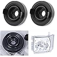 2PCS Car Headlight Cover for H4 Bulb Protection,Durable Rubber Headlight Dust Cover Car Accessories,Universal Headlight Dust Cap for Most Cars Trucks SUVs