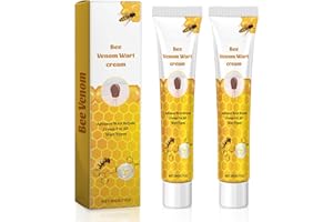 2PCS Bee Venom Wart and Tag Remover, GCVSE Tag Recede Bee Venom Cream for All Skin Types, Easy to Apply, Non-Irritating