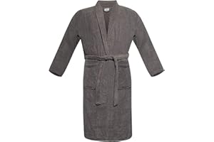 A & B TRADERS 100% Egyptian Cotton Bath Robe Terry Towelling Robe Dressing Gown Luxury and Super Soft Womens Nightwear Mens House Gown