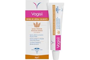 Vagisil Dam naturlig intim kräm för klåda och brinnande underkläder, 30 g | Fuktgivande och lugnande för intim irritation med prebiotisk havre, skyddar och förhindrar klåda och brännande underkläder