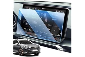 LANGBEAN Displayschutzfolie für Seat Leon 2020-2024, 9H Gehärtes Glas Displayschutz Anti-Fingerabdruck Schutzfolie für Cupra Leon/Formentor, 10" Navigation Zubehör Anti-Kratzer