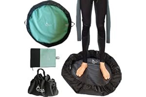 SUQ Cambiador de Traje, Cambiador de Surf, Bolsa de Playa Portátil, Resistente al Agua, con Bolsa de Almacenaje, Correa de Asa y Cordón para Surfistas, Kayakistas, Deportes Acuáticos