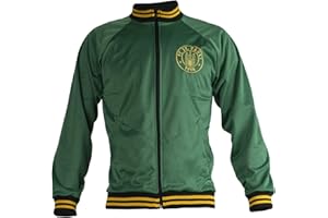 JL Sport St. Pauli Green Ultras Skull Crossbones Punk Activist Jacket Football Tracksuit Top