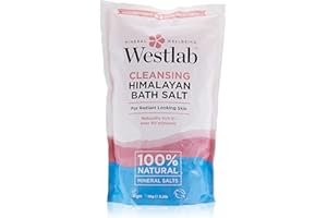 Westlab Cleansing Himalayan Bath Salt Pouch, 1Kg