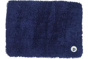 Petface Outdoor Paws Memory Foam Mikrofaser-Kistenmatte, Größe M, Blau