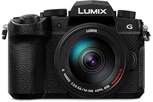 Panasonic LUMIX DC-G97HE Cztery trzecie mikro bezlusterkowa obudowa na aparat z obiektywem H-FSA14140 LUMIX G Vario 14-140 mm, 20,3 Mpx, 4K 30p, ekran LCD pod dowolnym kątem, Wi-FI, Bluetooth, czarna